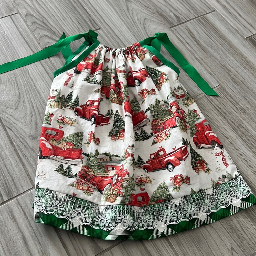 2T Red Trucks Dress
